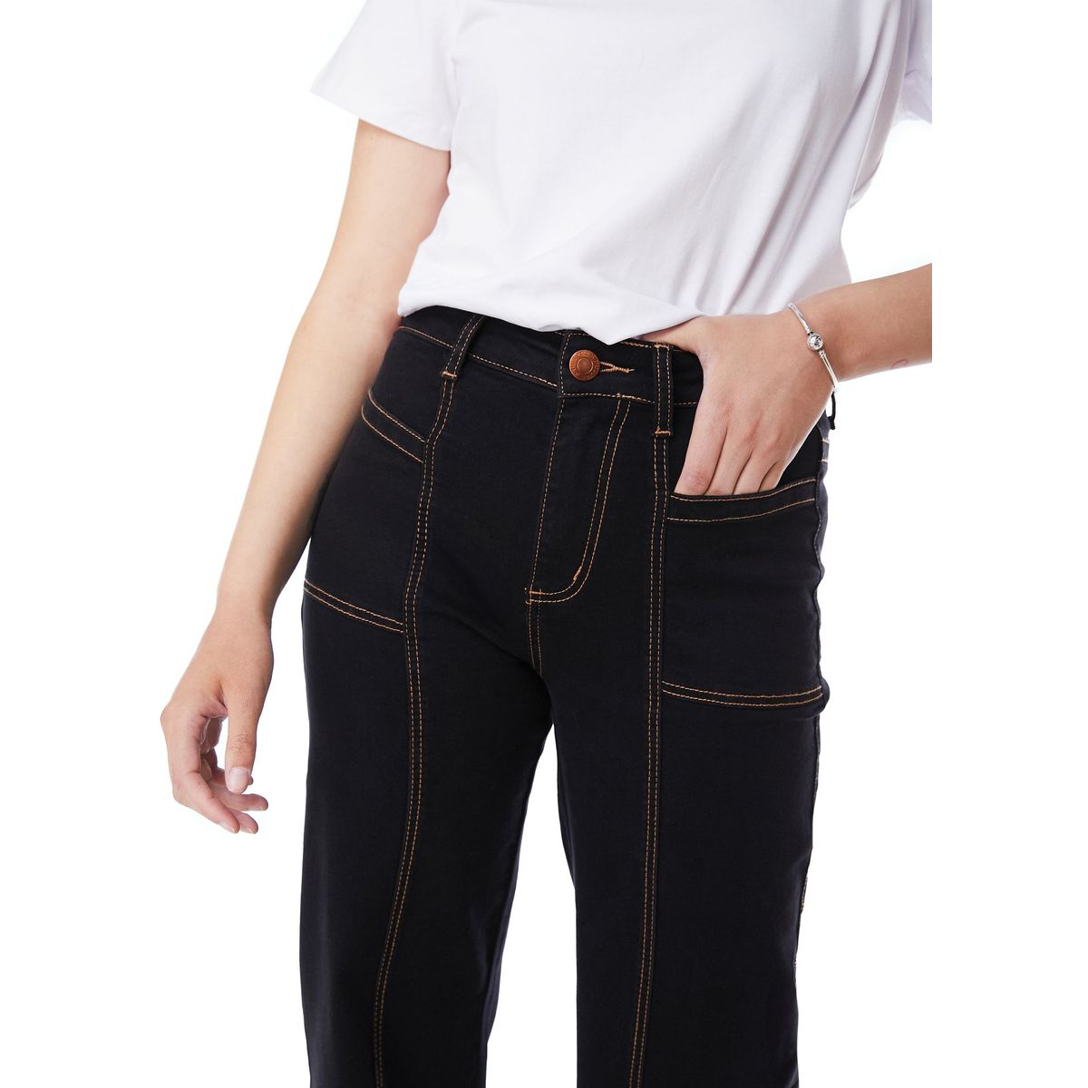 EFESIS - Jeans Palazzo Tiro Medio Mujer Efesis