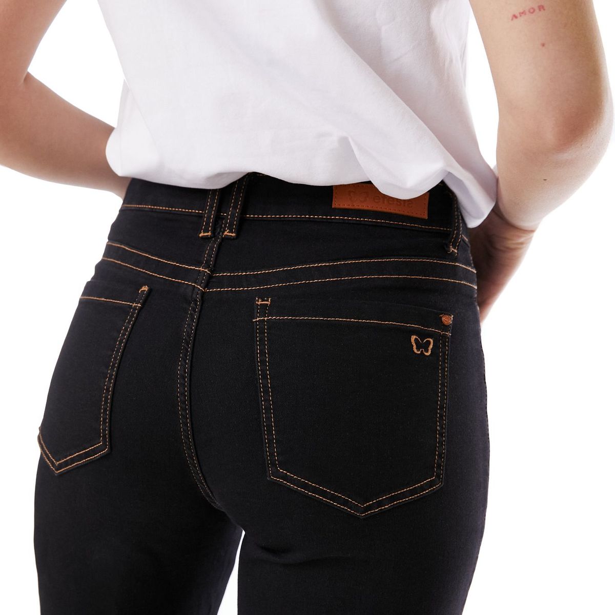 EFESIS - Jeans Palazzo Tiro Medio Mujer Efesis