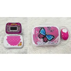 GENERICO - COMPUTADORA PARA NIÑA DE JUGUETE DIDACTICO INGLES ESPAÑOL MARIPOSA WM