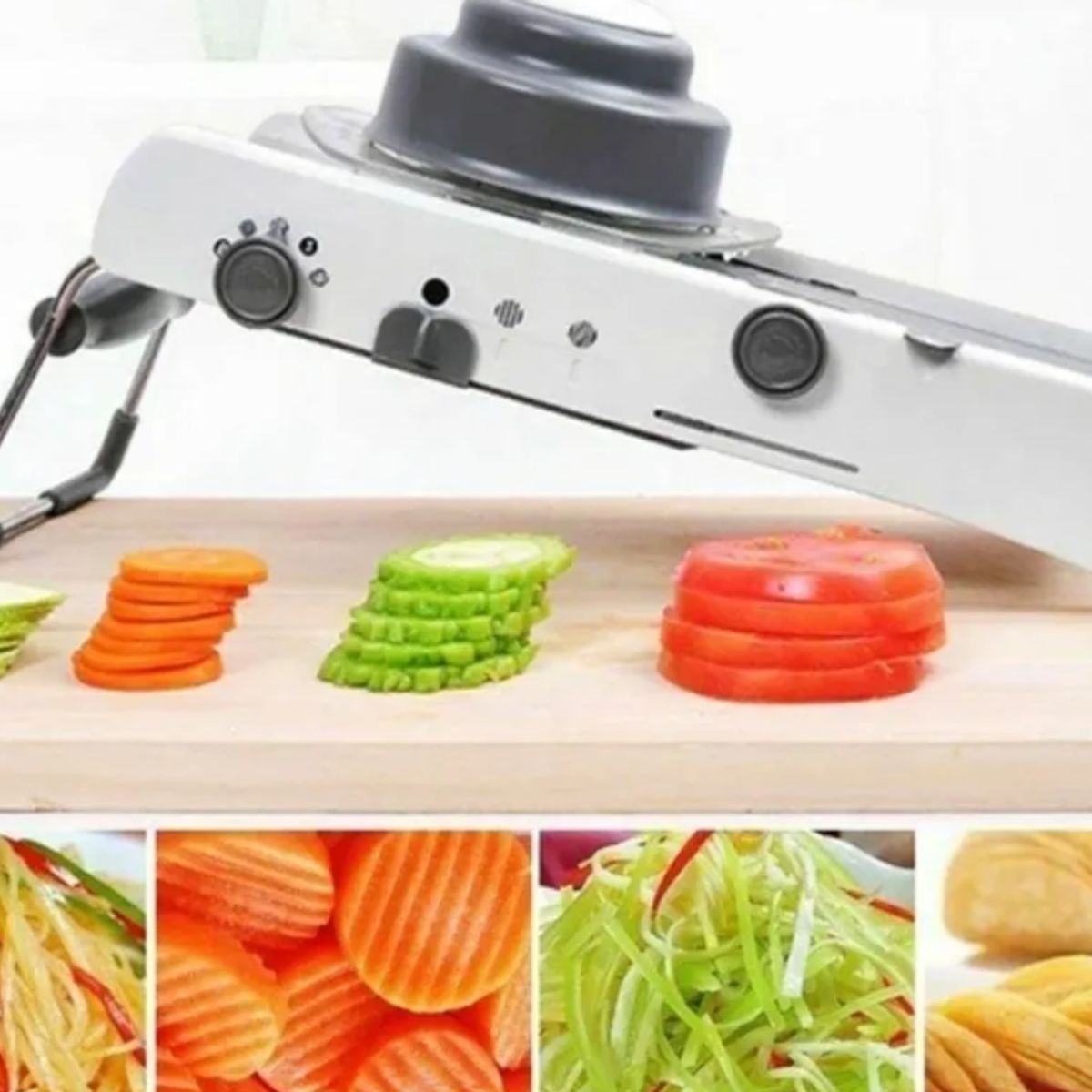 GENERICO - Mandolina 18 Cortes Alimentos Vegetales