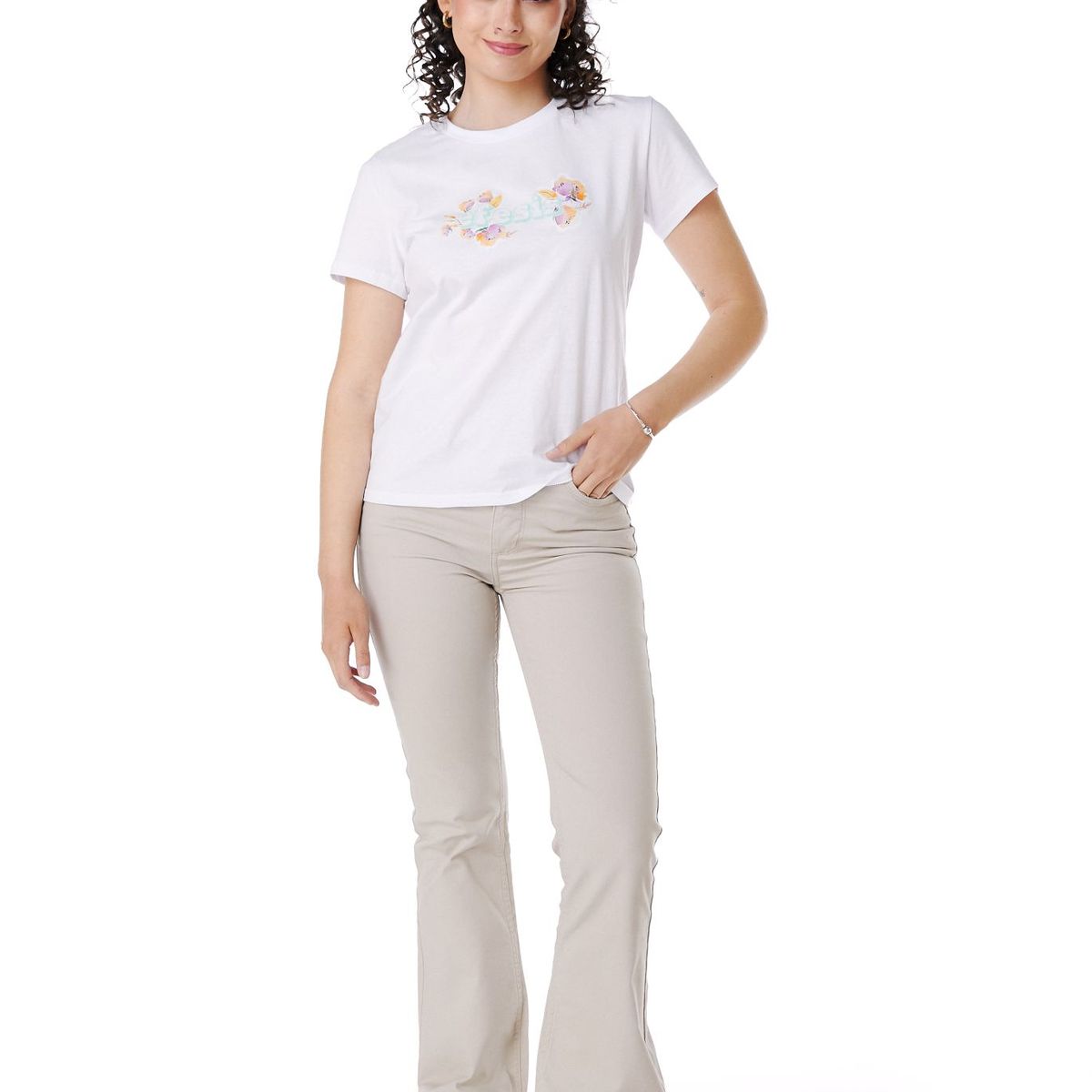 EFESIS - Pantalón Flare Tiro Medio Mujer Efesis