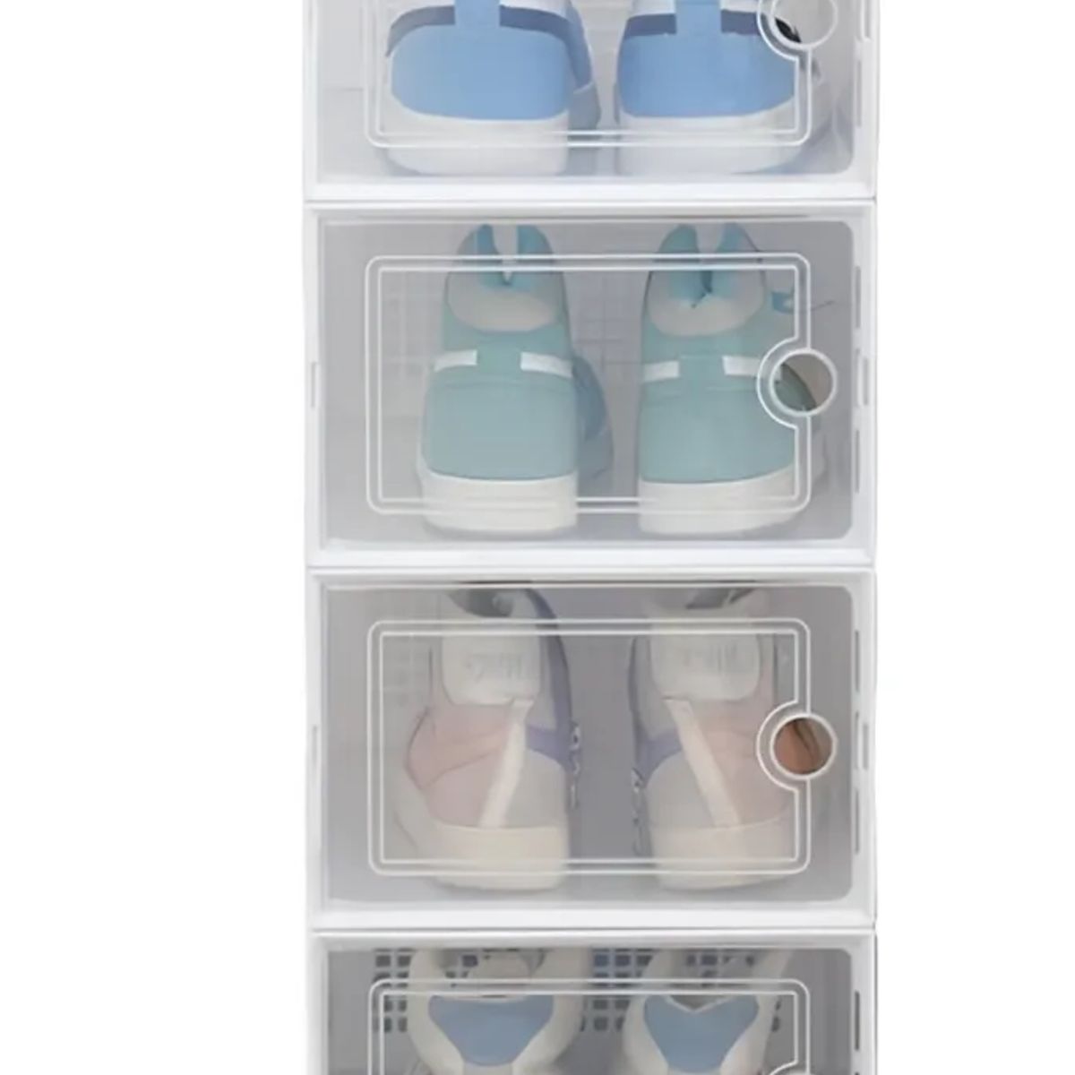 GENERICO - 4 Piezas Zapateras Organizadoras De Zapatos Apliables