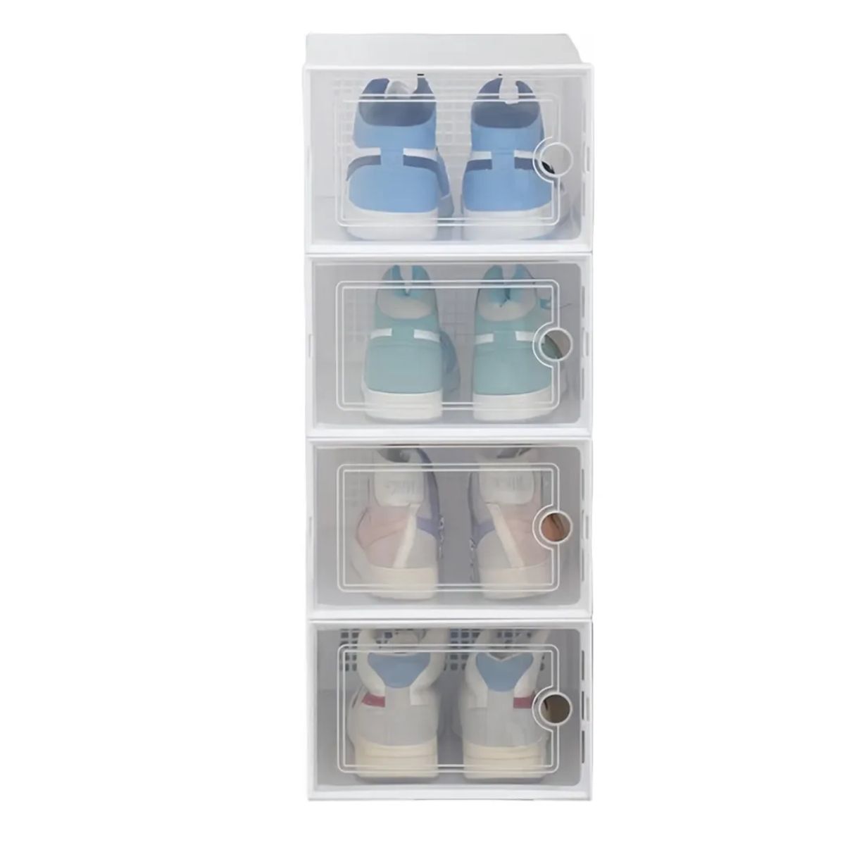 GENERICO - 4 Piezas Zapateras Organizadoras De Zapatos Apliables