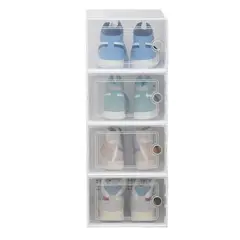 GENERICO - 4 Piezas Zapateras Organizadoras De Zapatos Apliables