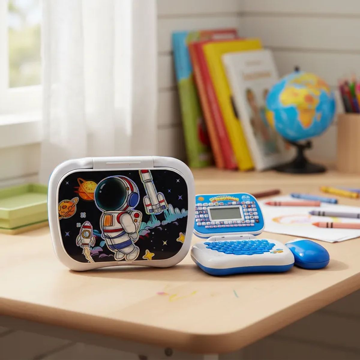 GENERICO - COMPUTADORA DE NIÑO ASTRONAUTA DIDACTICO INGLES ESPAÑOL WM