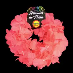 GENERICO - CINTILLO ELASTICADO FLOR FLUOR FUCSIA X6 UNI