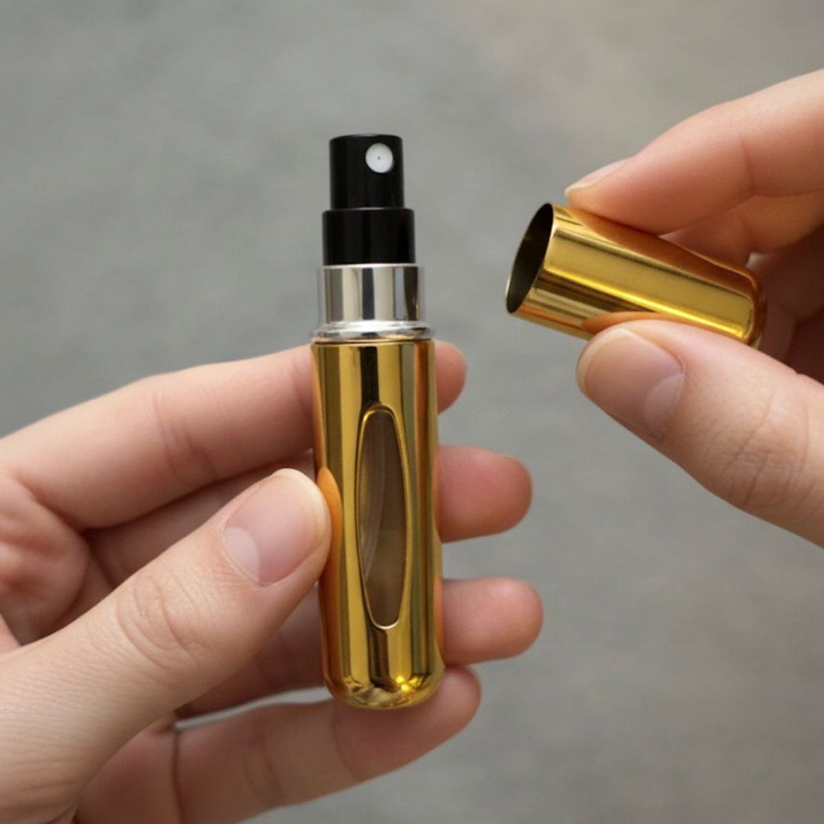 GENERICO - Atomizador Recargable De Perfume Portatil 5ml Dorado