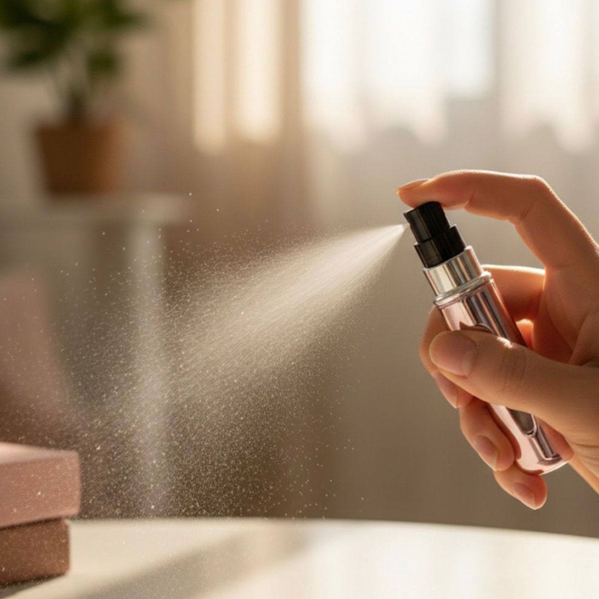 GENERICO - Atomizador Recargable De Perfume Portatil 5ml Rosado