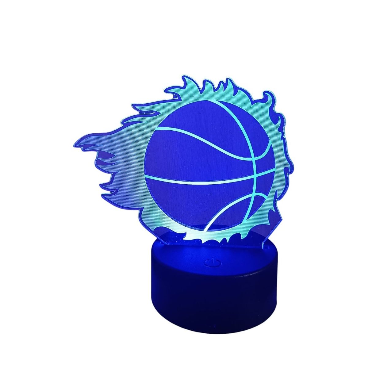 GENERICO - Lampara led Ilusión 3D Baloncesto De 7 Colores