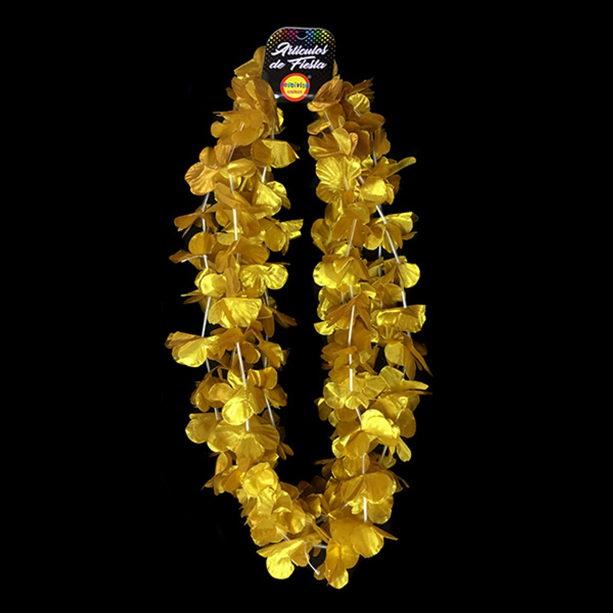 GENERICO - COLLAR FLOR DORADO X4 UNI