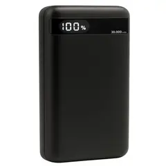 TECNOLAB - Powerbank Ultra Rápido de 30000 MAH Multipuertos Black