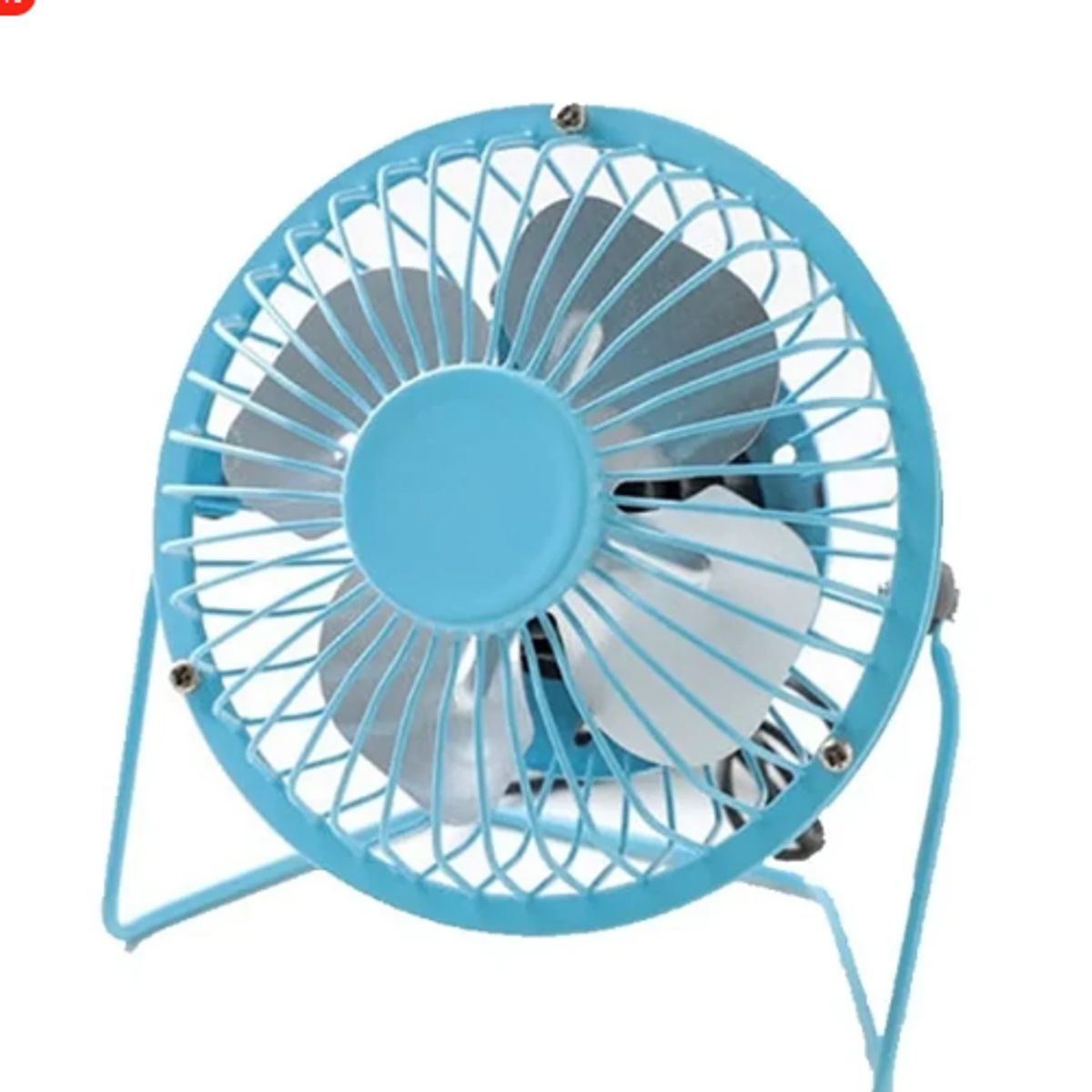 Mini Ventilador Mesa - Escritorio Portatil Carga Con Usb color CELESTE, marca GENERICO - Foto Principal