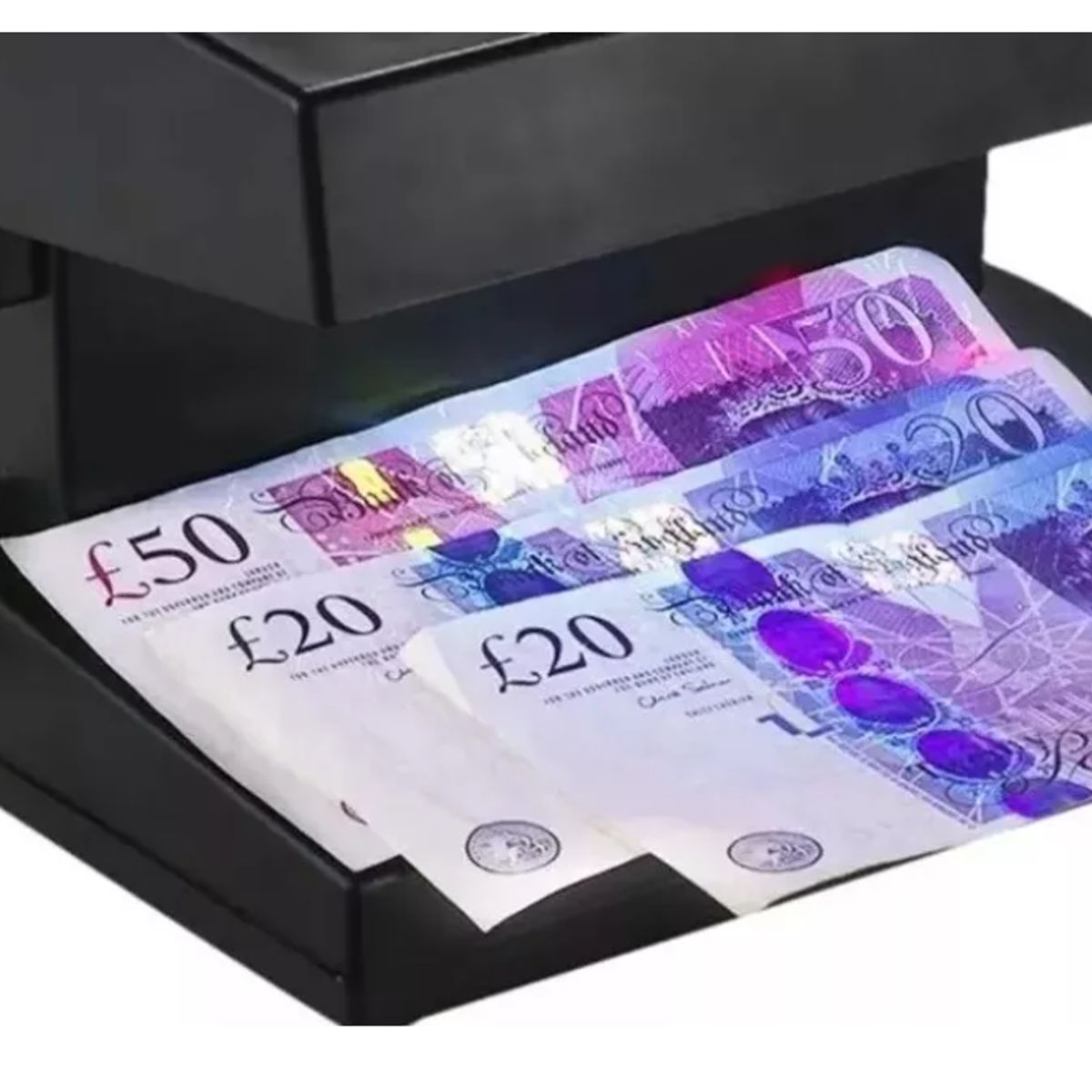 GENERICO - Maquina Detector De Billetes Falsos Luz Ultravioleta toma Eléctrica