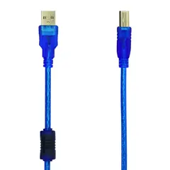 EON - Cable USB Impresora A a B Alta Velocidad Azul