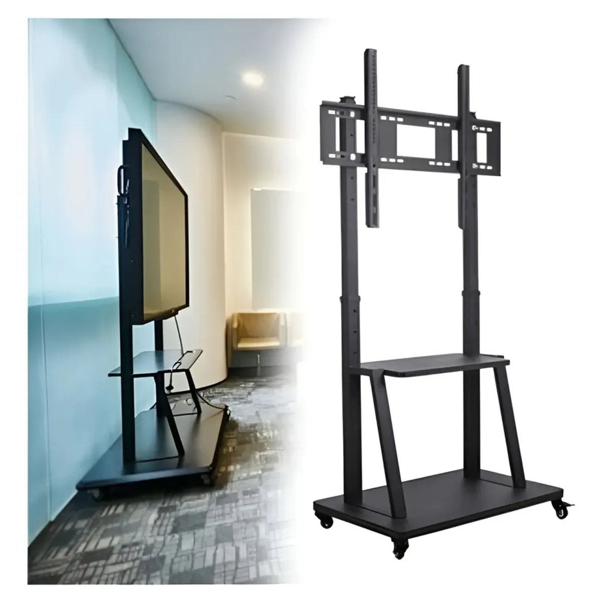 GENERICO - Soporte Rack Tv 32 A 70 Pedestal Ruedas Soporte Stand Móvil