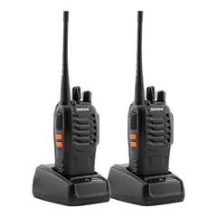 GENERICO - Dos Radio Transmisor Walkie Talkie Bf-888s Baofeng walkie talkie