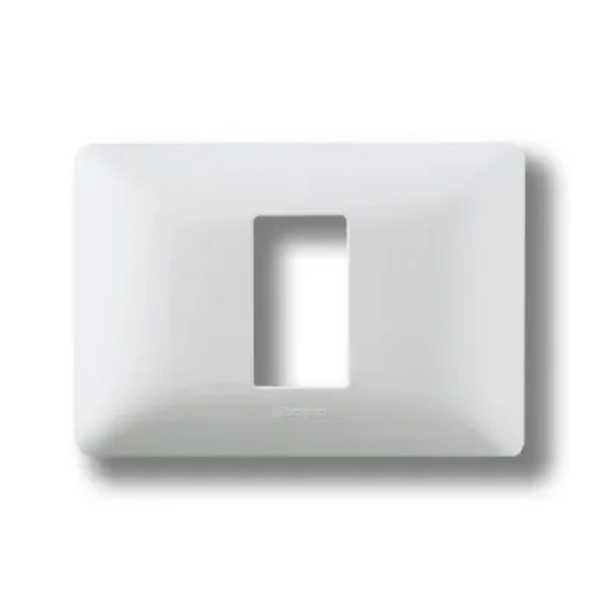 BTICINO - Placa 1 Puesto Bticino Metalizado Plata Matix