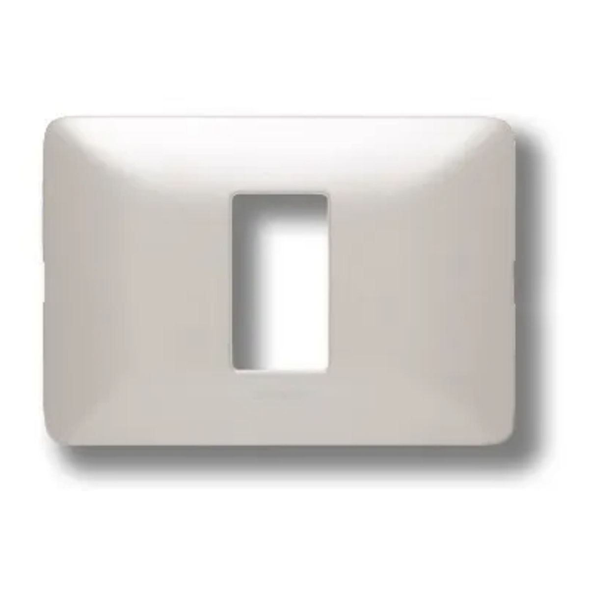 BTICINO - Placa 1 Puesto Bticino Aluminio Natural Matix