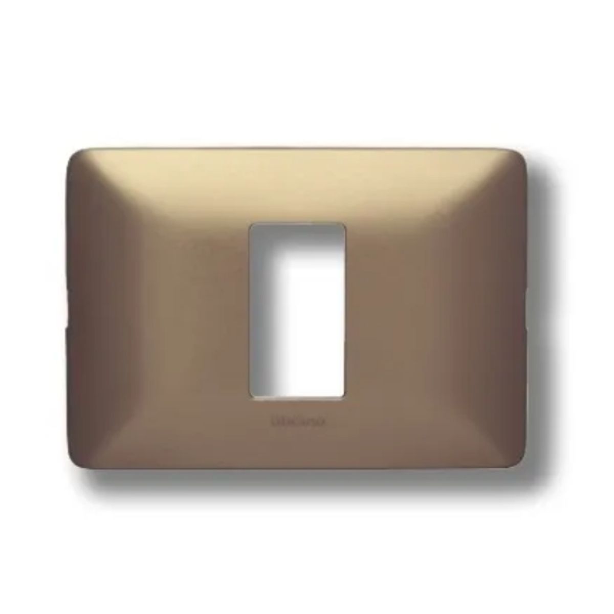 BTICINO - Placa 1 Puesto Bticino Aluminio Titanio Matix