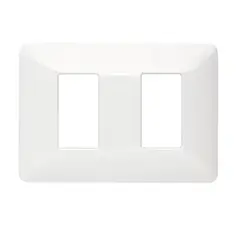 BTICINO - Placa 2 Puestos Gris Perla Matix