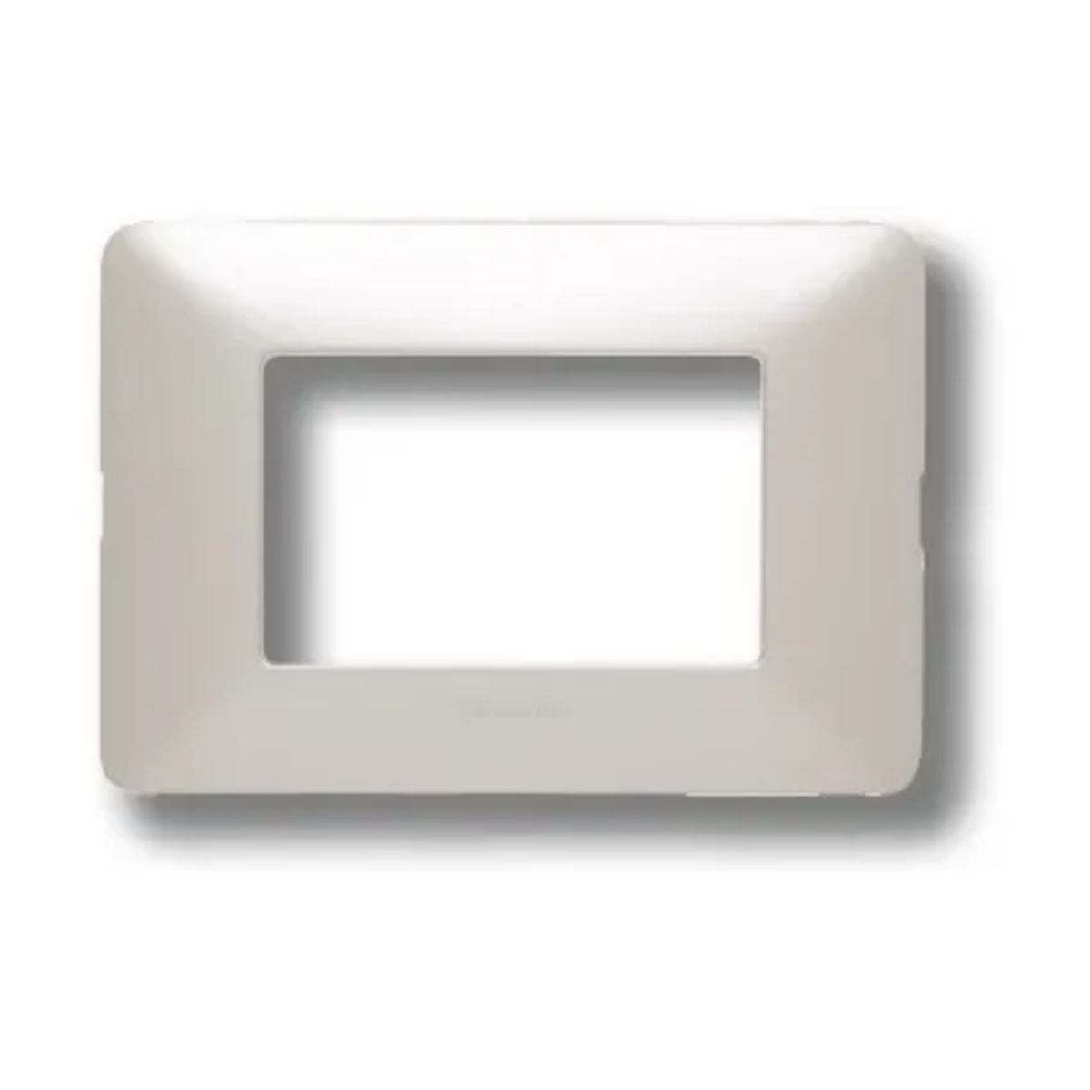 BTICINO - Placa 3 Puestos Bticino Aluminio Natural Matix