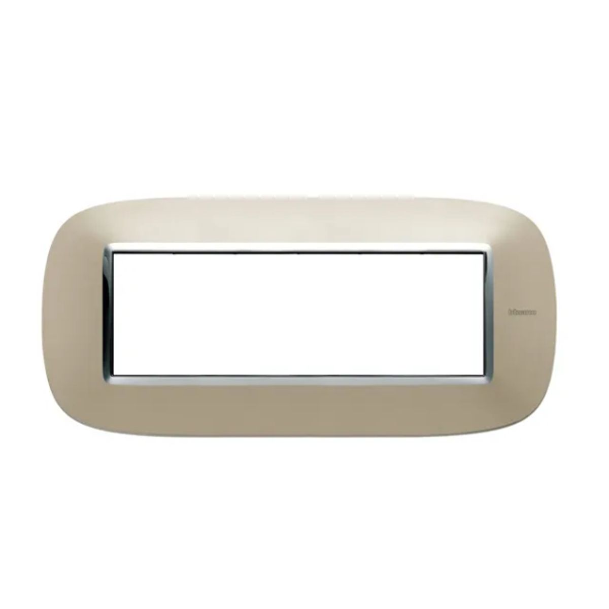 BTICINO - Placa 6 Puestos Bticino Gris Perla Matix
