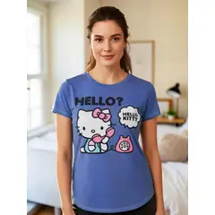 HELLO KITTY - Polera Pijama Mujer