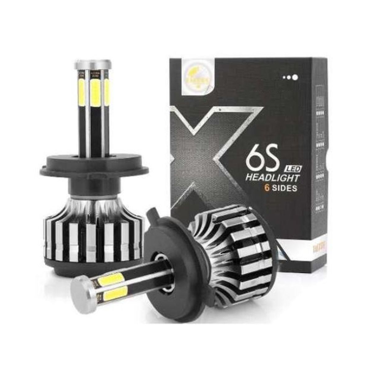 GENERAC - Turboled Luz Auto 68.000lm 6 Caras Con Canbus H4