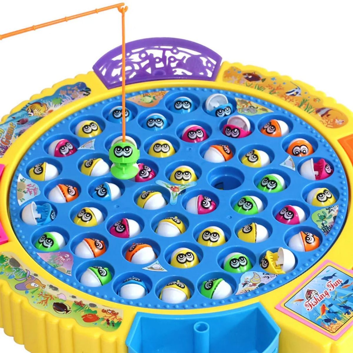 GENERICO - Juego De Pesca Giratorio 45 Peces