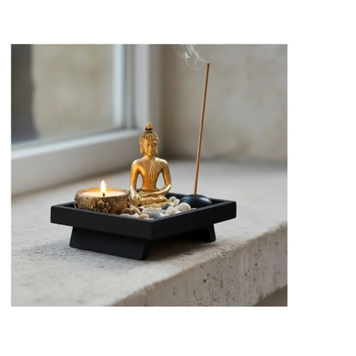 GENERICO - JARDIN ZEN  PORTA VELA E INCIENSO