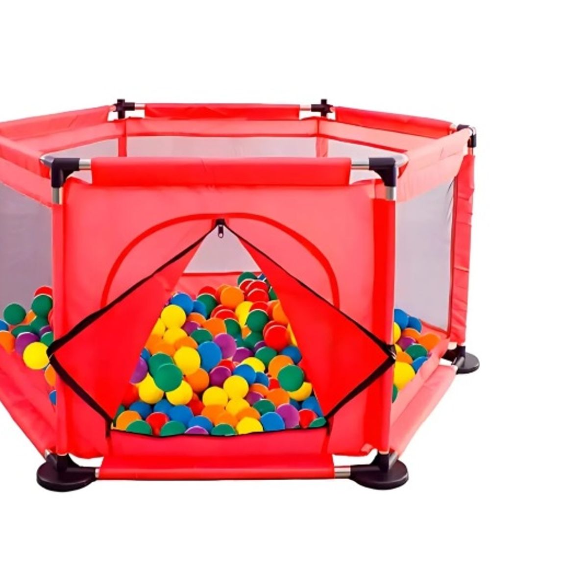 CORRAL PISCINA DE PELOTAS ROJO, marca GENERICO - Foto 2
