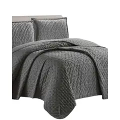 GENERICO - Cubrecama King con relieves de Tufting