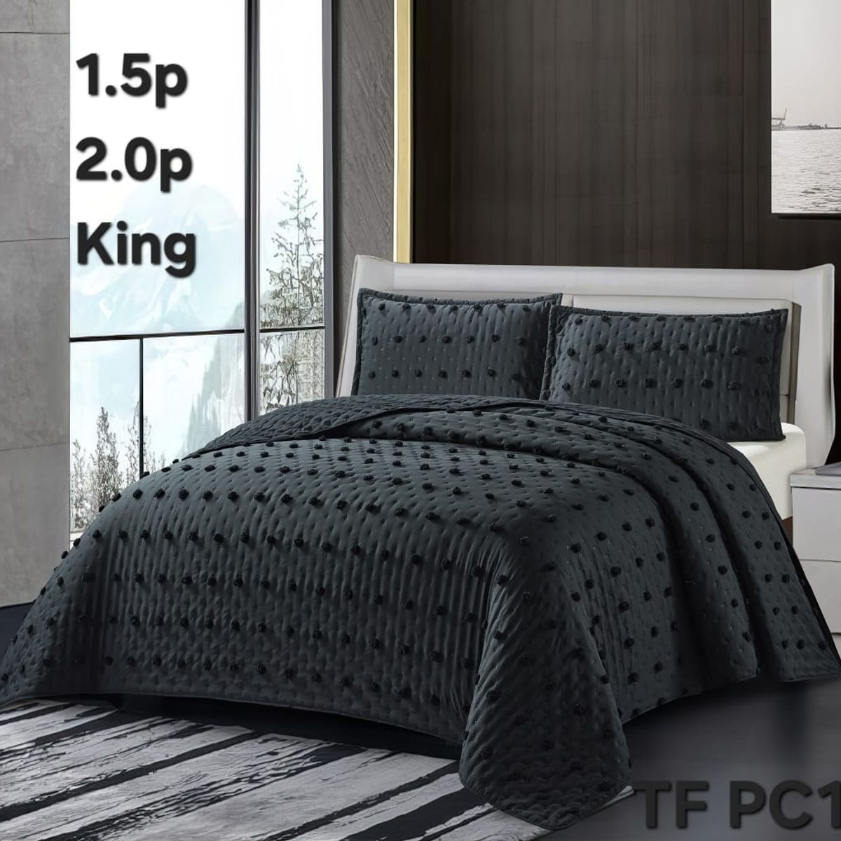 GENERICO - Cubrecamas semiacolchados 2plazas premiun