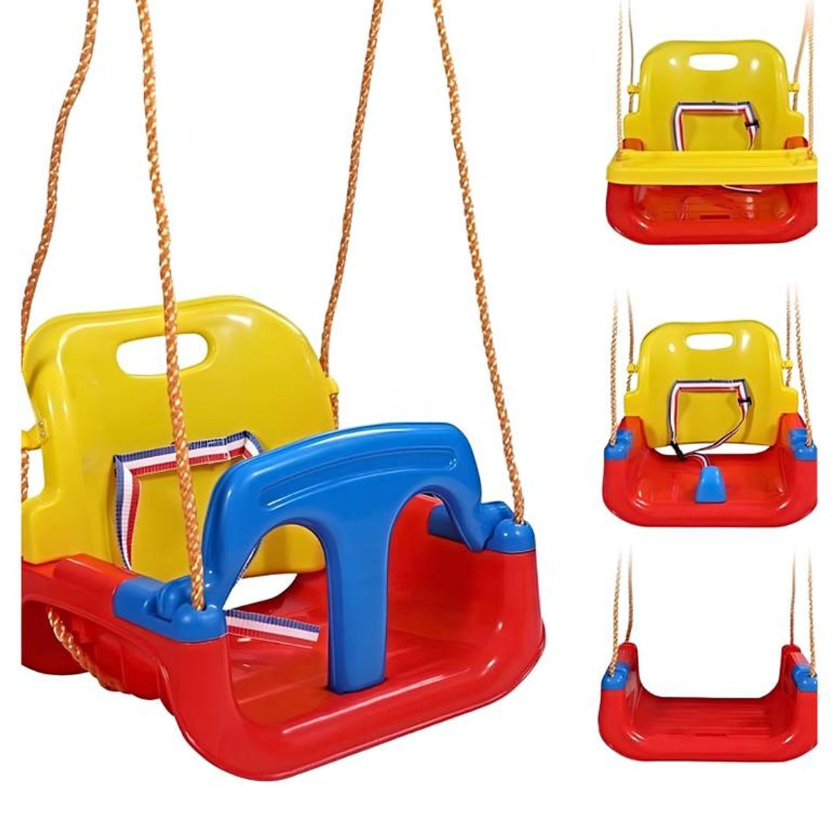 GENERICO - ASIENTO DE COLUMPIO 3 EN 1 PARA NIÑOS