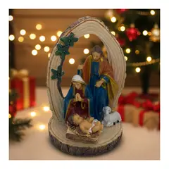 EKOL TACTICA MILITAR - Pesebre Nacimiento Adorno De Navidad Decoración Adorno 17x12 cm Navidad 2025