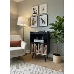 GENERICO - Mueble Rack para vinilos de 60 cm x 40cm x 91 cm