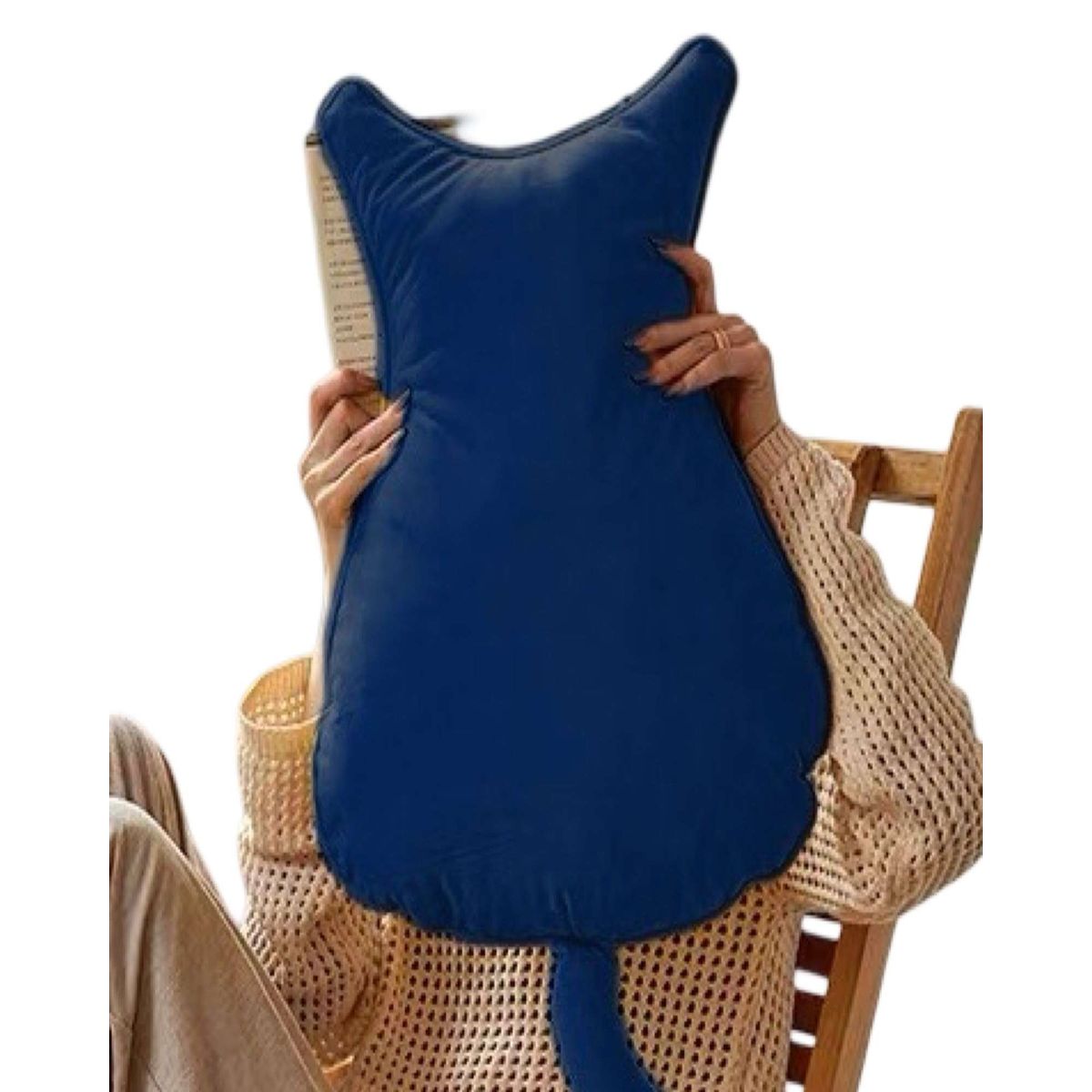 GENERICO - Cojin de Gato Extra Suave para decorar o apego para niños