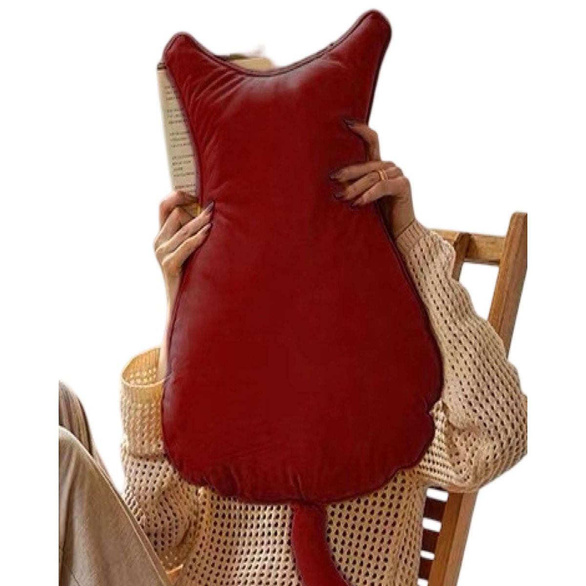 GENERICO - Pack de 2 Cojin de Gato Extra Suave para decorar o apego para niños