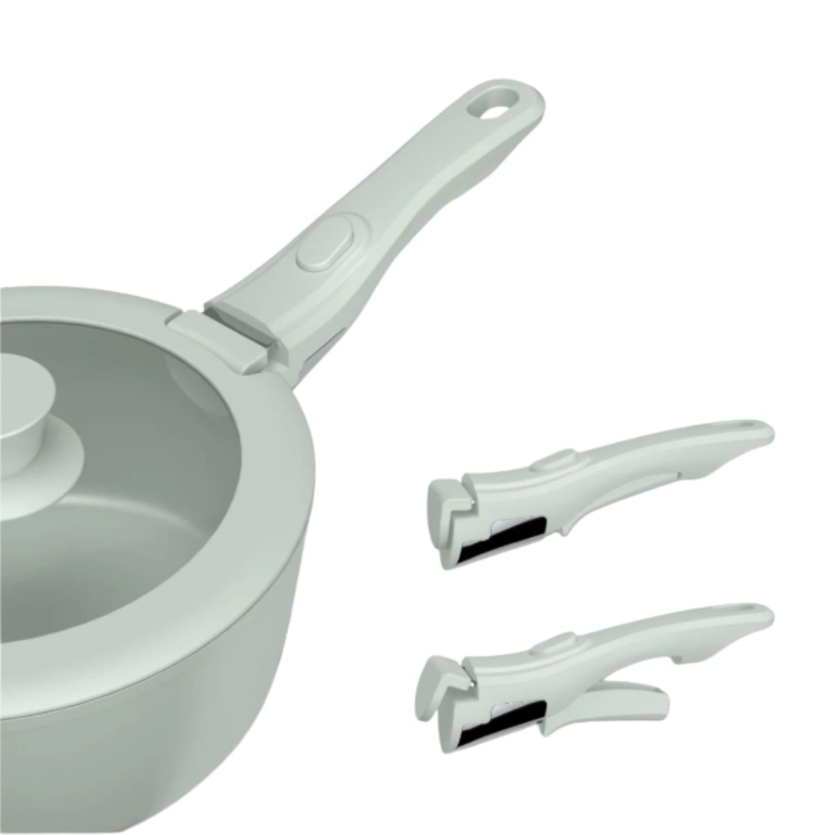 GENERICO - Bateria de Cocina 11 Piezas Aluminio Forjado Wolf Menta