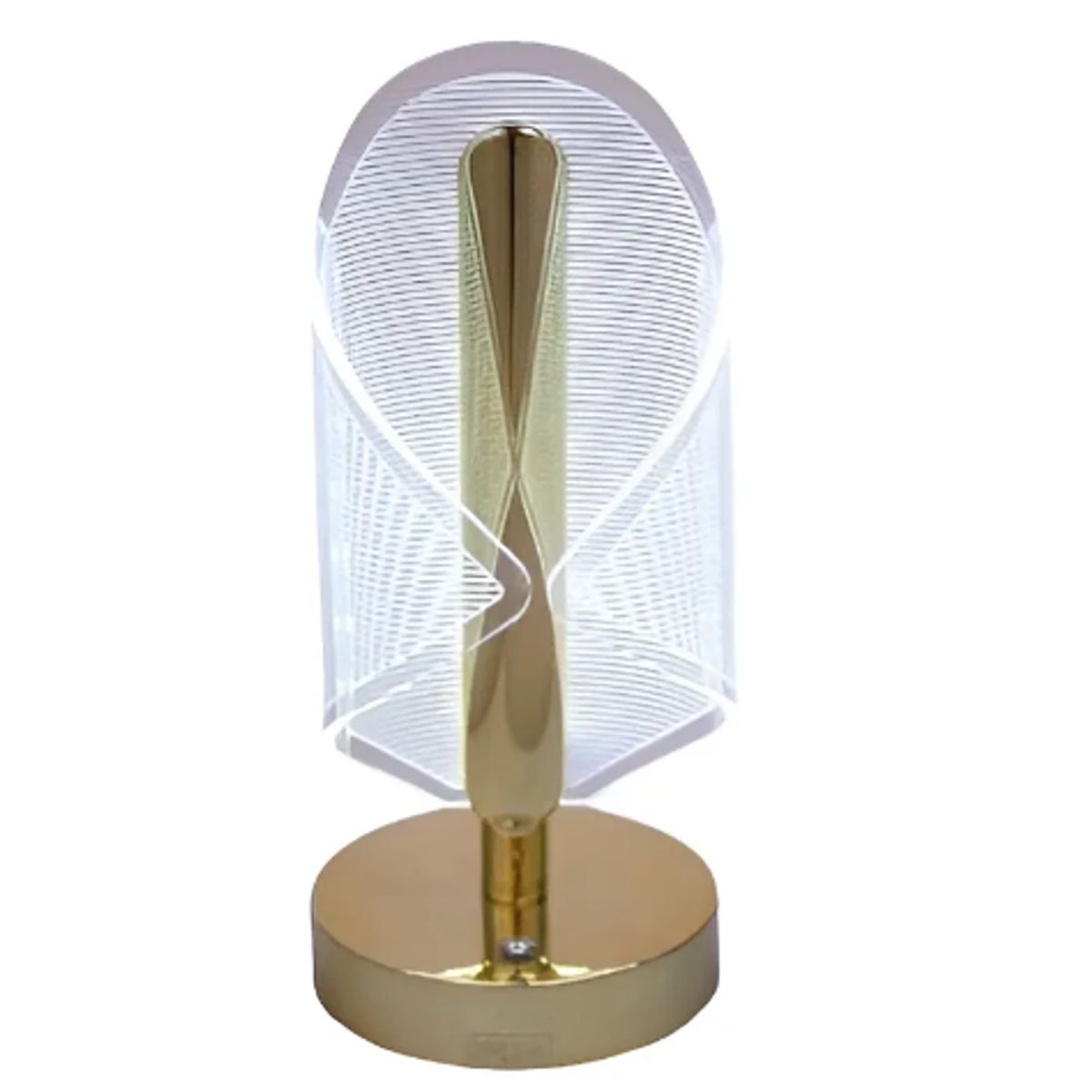 GENERICO - Lámpara De Mesa Decorativa Sofisticada De Lujo Usb Acrílico