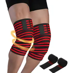 GENERICO - Bandas Rodilleras Gym Pesas Gimnasio Vendas Compresión