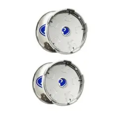 GENERICO - 4 Tapa Centro Llanta Compatible con Ford 60mm Plateado