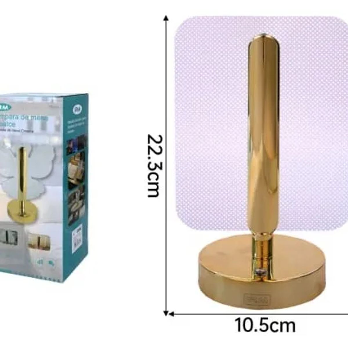 GENERICO - Lámpara De Mesa Decorativa Lujosa Usb Acrílico