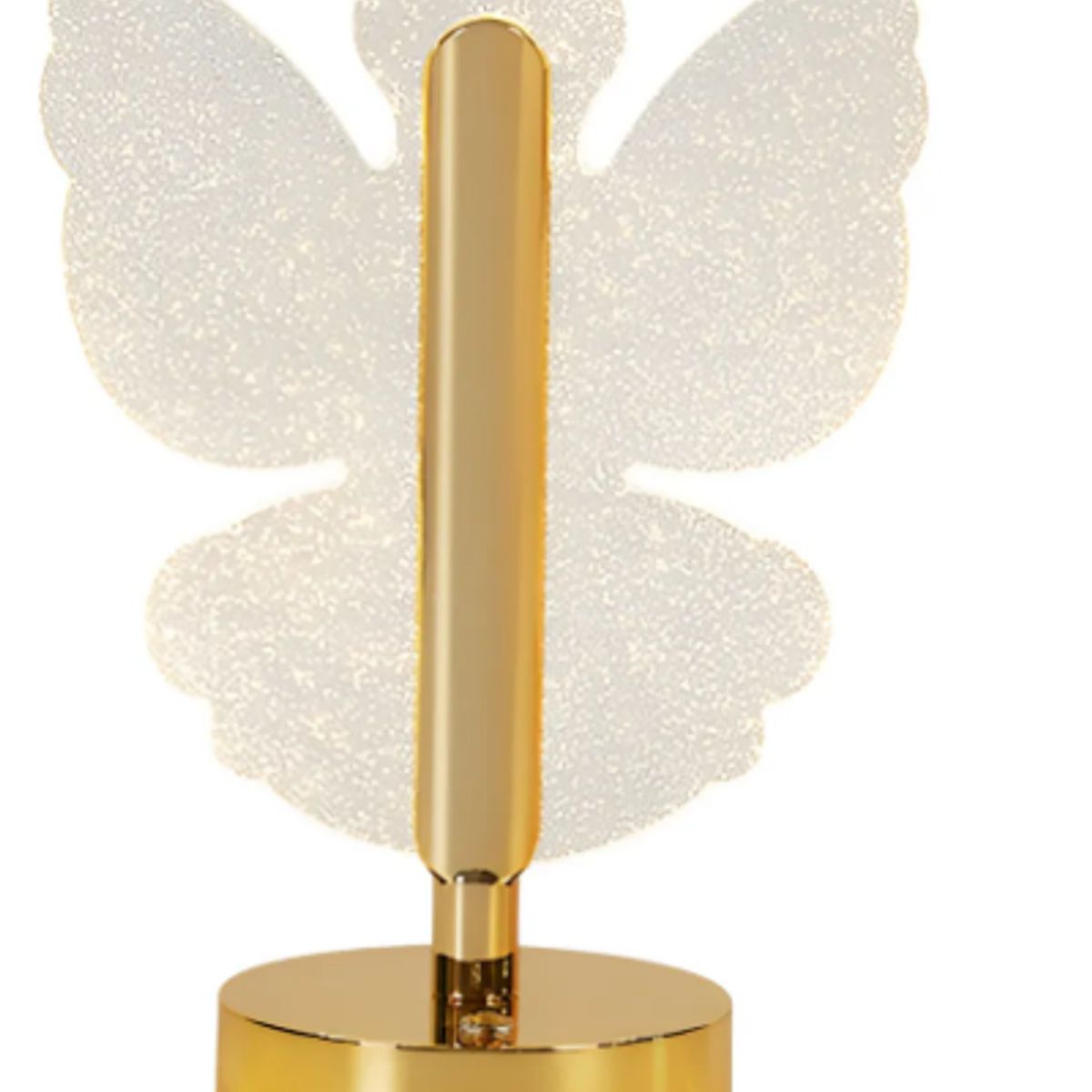GENERICO - Lámpara De Mesa Decorativa Usb Acrílico En Forma De Mariposa