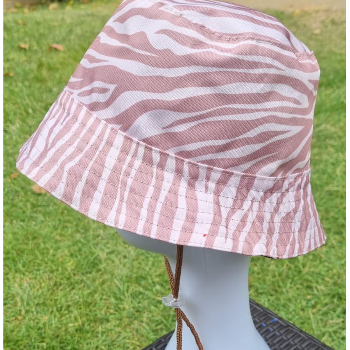 EL ESPACIO DE TOMMY - Gorro infantil Bucket Hat cebra café