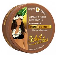 Bálsamo Monoi con brillos Tiare Ultra Bronceante Scintillante 150 ml SOLEIL DES ILES