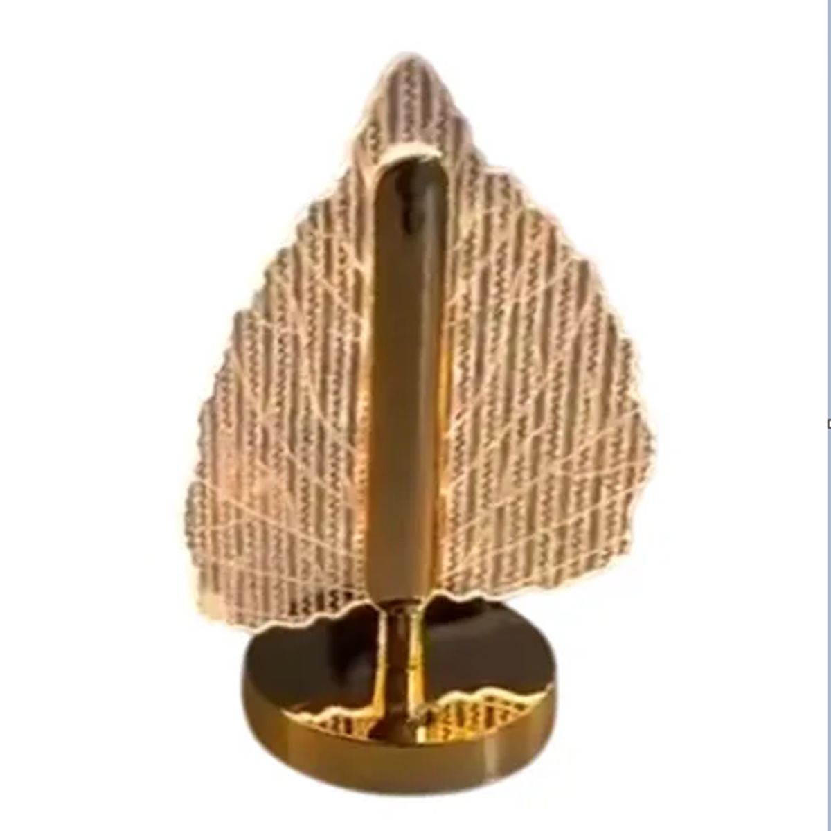 GENERICO - Lámpara De Mesa Decorativa Usb Acrílico Con Forma De Hoja