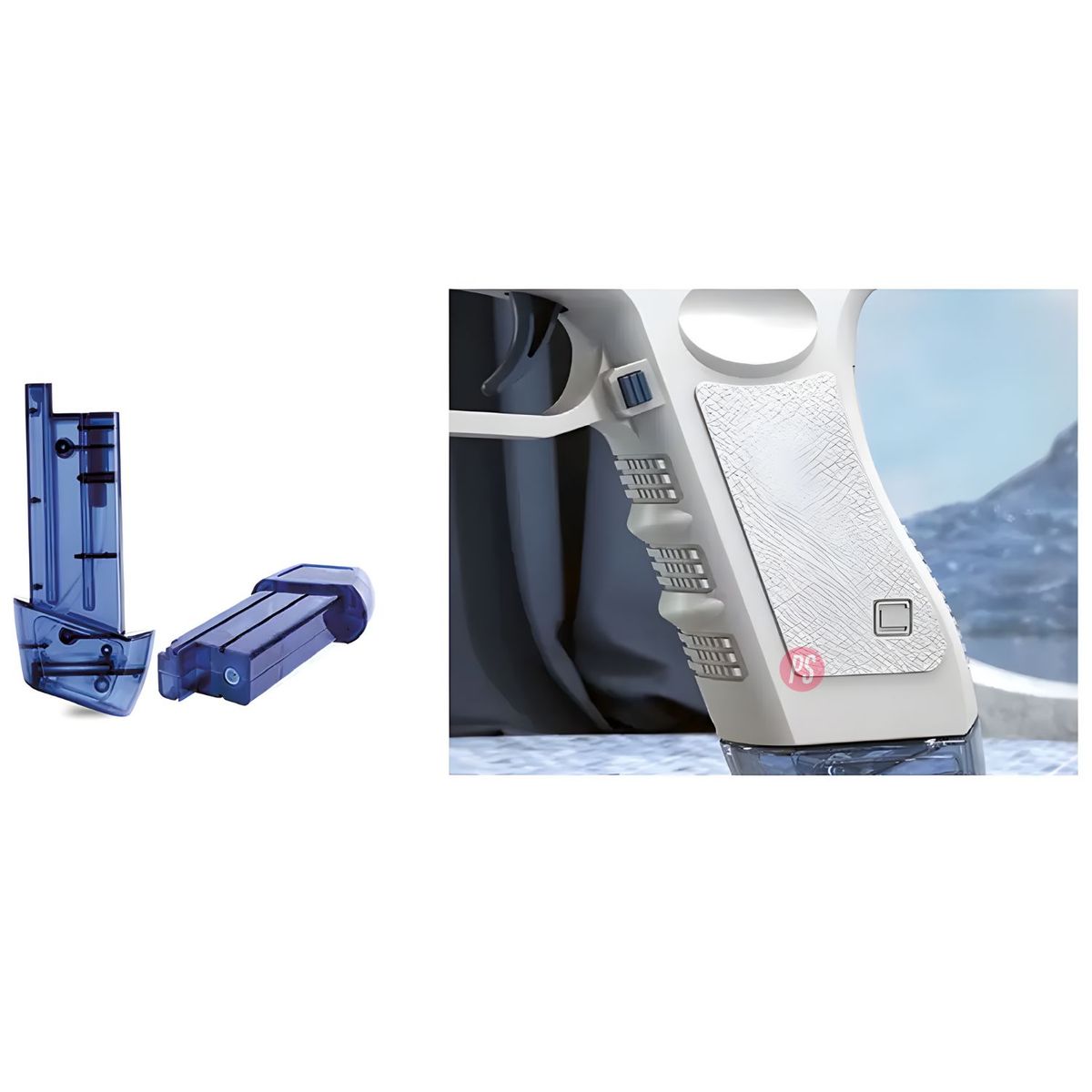 PUNTO STORE - Pistola de Agua Azul Recargable Lanzamiento Continuo - PS