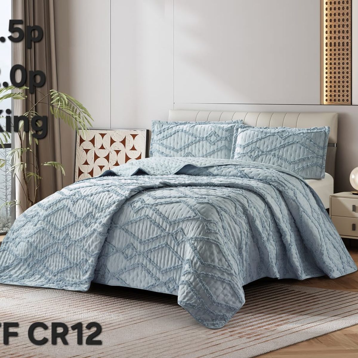 GENERICO - Cubrecamas semiacolchados 2plazas premiun