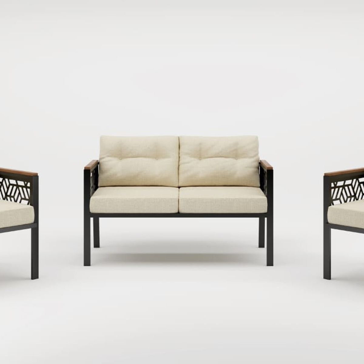 GENERICO - Juego de Living de Terraza Melisa, 4 Personas